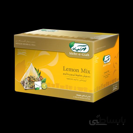 دمنوش لیمو مهر گیاه