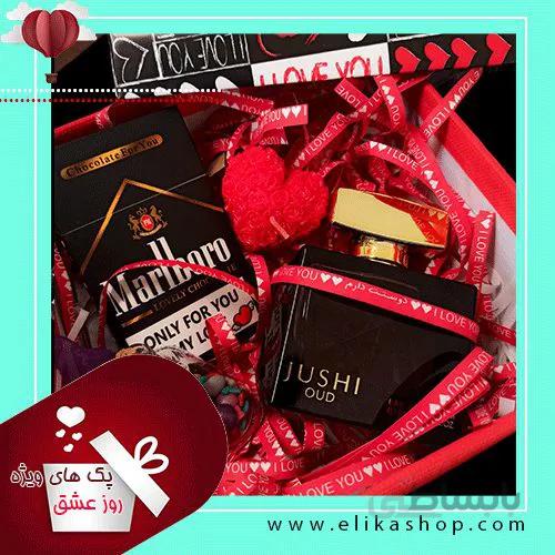 عطر زنانه گوچی عود-باکس هدیه ولنتاین شماره 3 ا Valentine Gift Box3