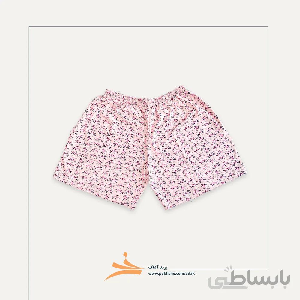 شورتک زنانه گلدار برند آداک کد 99