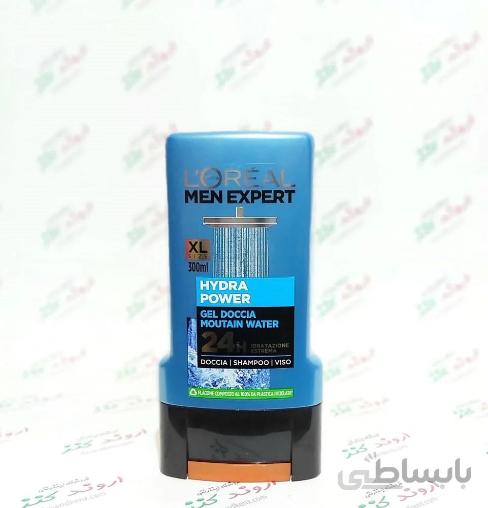 ژل حمام لورال loreal مدل HYDRA POWER