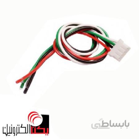 کانکتور پین گرد4 پین مادگی سیم دار (2.5 میلی متری )