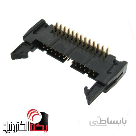 باکس هدرقفل دار 24 پین نری رایت انگل PHL (2.54میلی متر)