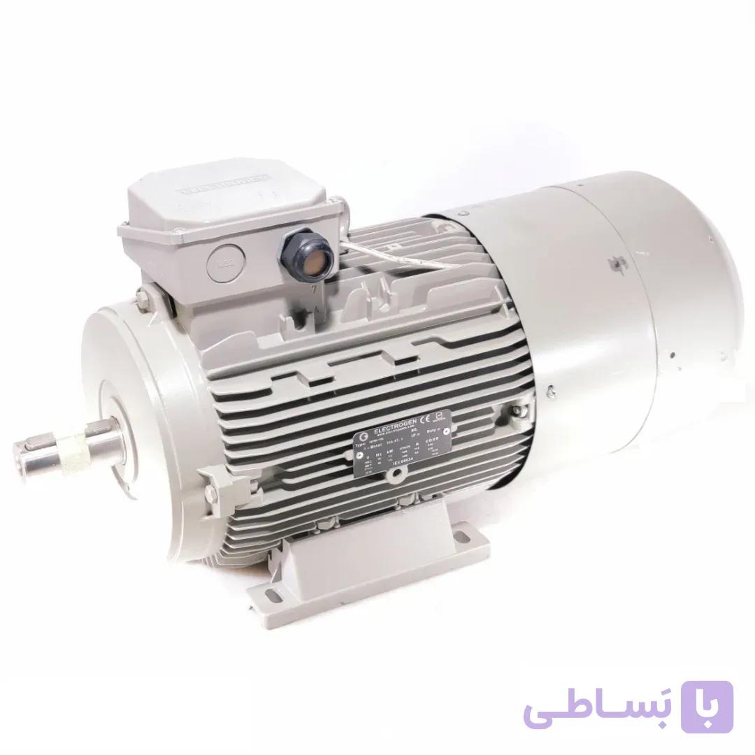 الکتروموتور ترمزدار7.5کیلووات (10اسب)1450دور الکتروژن