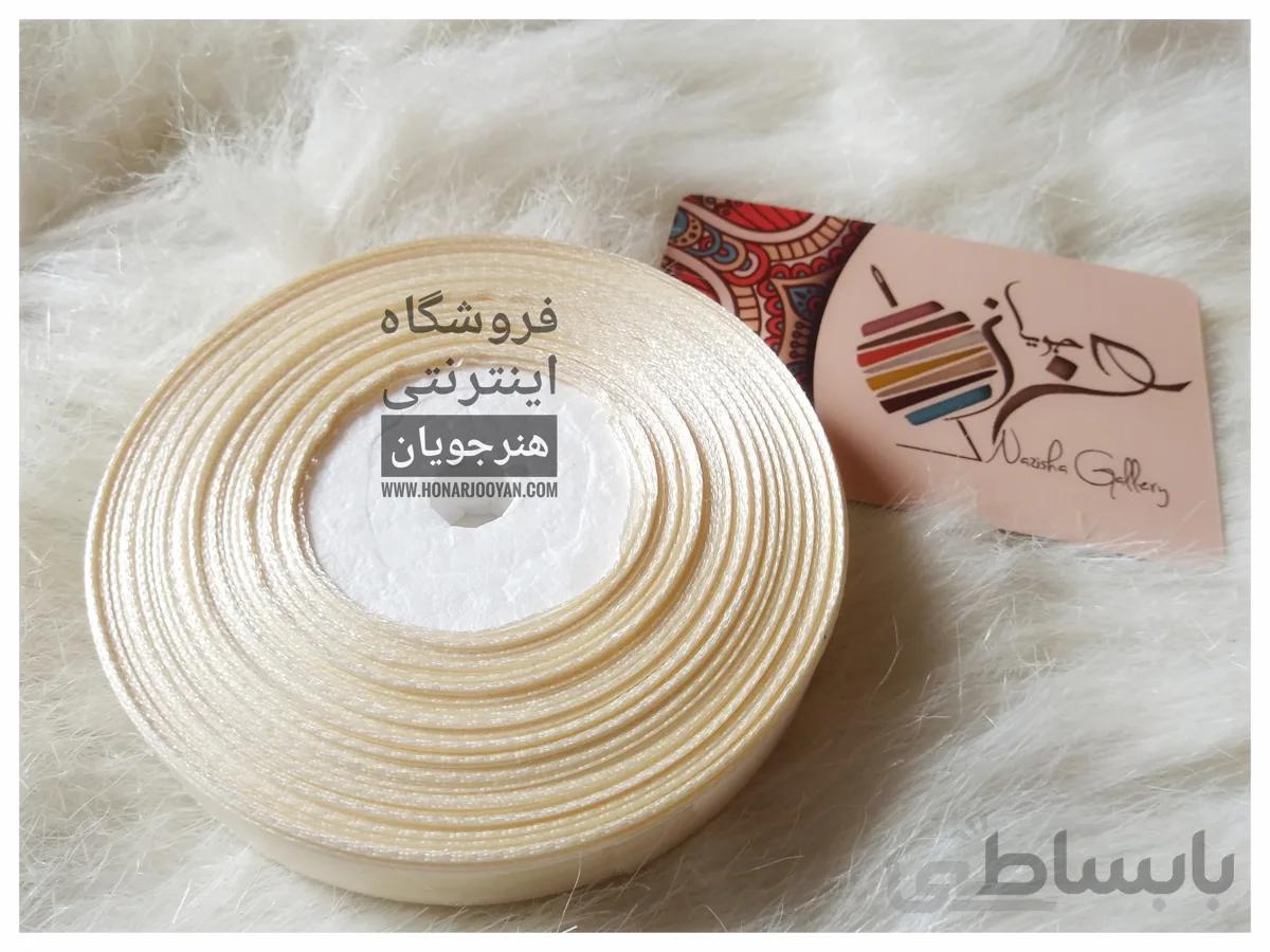 روبان ساتن 1.3 سانت شیری رول کامل