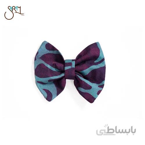 گیره سر پاپیونی با پارچه باتیک مدل 2005