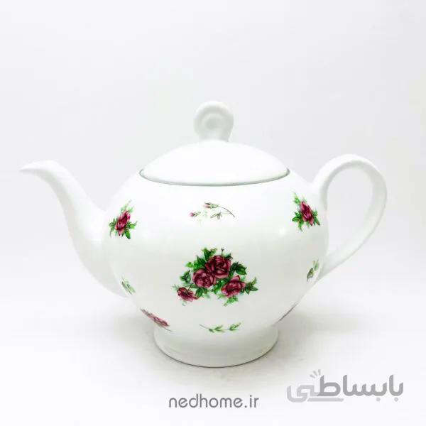 قوری ایتالیا اف بیدگل مینیاتور چینی زرین