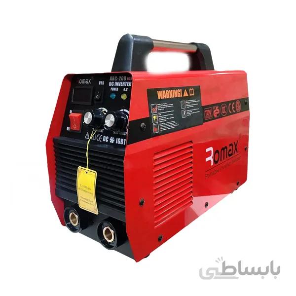 دستگاه جوش اینورتر 200 آمپر رومکس ROMAX ARC 200