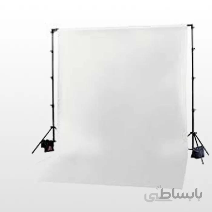فون بک گراند سفید مخمل Backdrop white 2×3