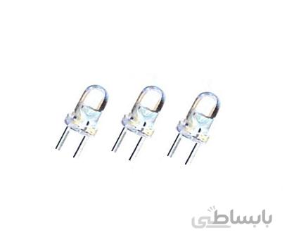 LED لیزری هایبرایت 3mm سبز پایه کوتاه بسته 250 تایی