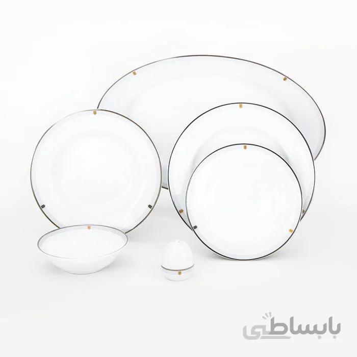 سرویس چینی زرین 6 نفره غذاخوری اپرا (28 پارچه) ا Zarin Iran ItaliaF Opera 28 Pieces Porcelain Dinnerware Set