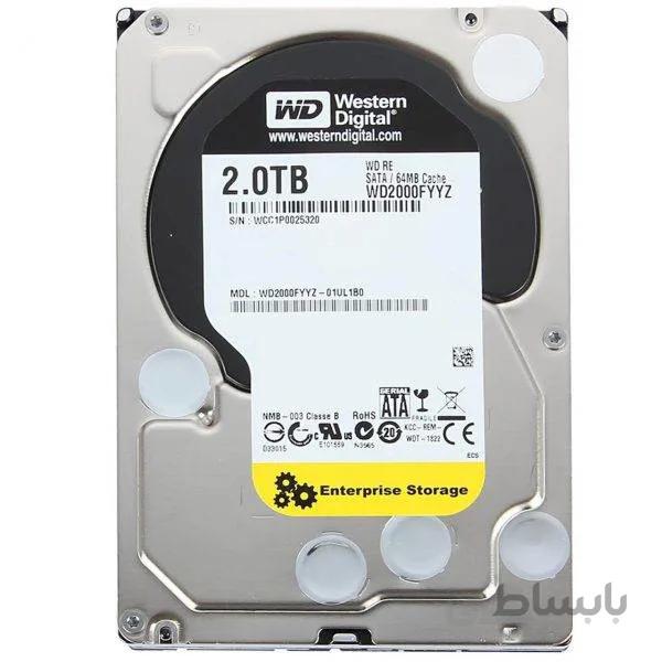 هارددیسک اینترنال وسترن دیجیتال سری RE4-G مدل WD2002FYPS ظرفیت 2 ترابایت ا Western Digital WD2002FYPS RE4-GP Enterprise Internal Hard Drive - 2TB