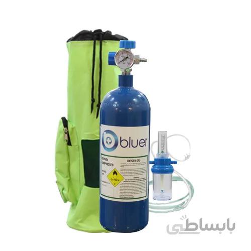 کپسول اکسیژن 2 لیتری همراه فولادی