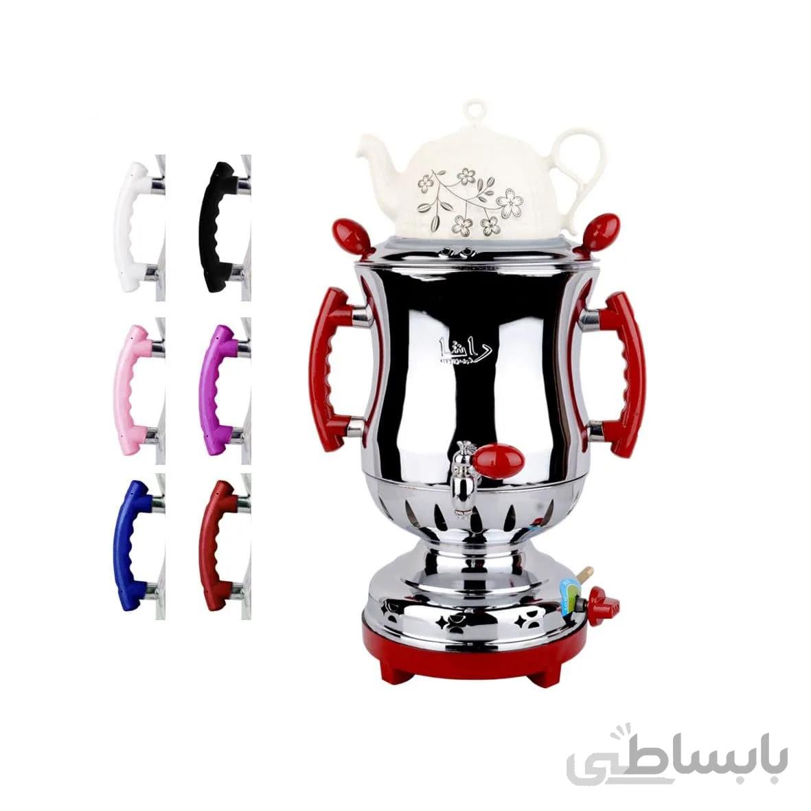 سماور گازی راشا مدل شقایق (6 لیتری) ا rasha samovar mod : shaghayegh 6.lit
