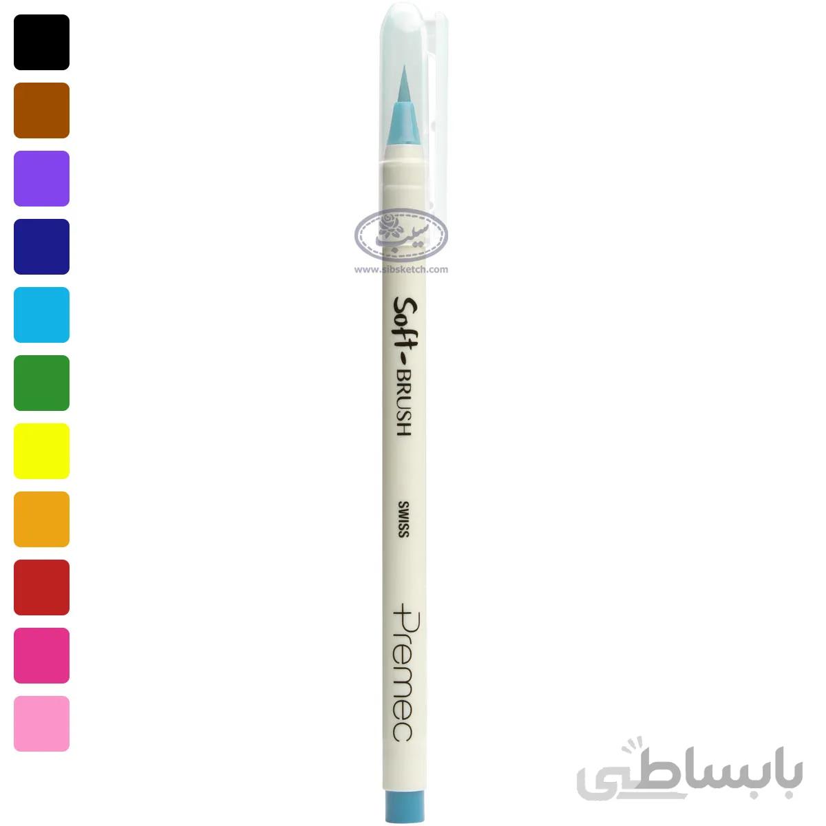 ماژیک پریمک مدل Soft Brush آبی روشن
