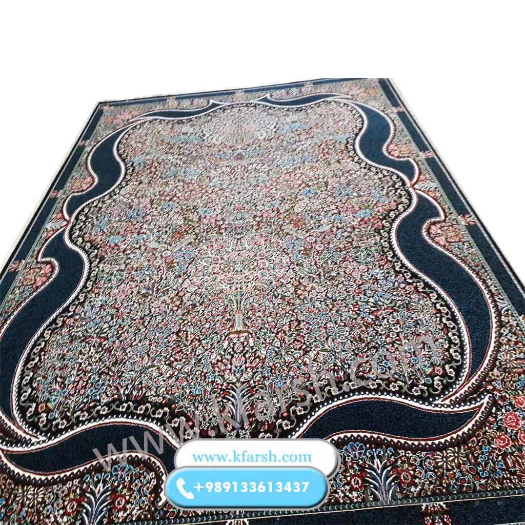 فرش ماشینی کرمان طرح چکاوک