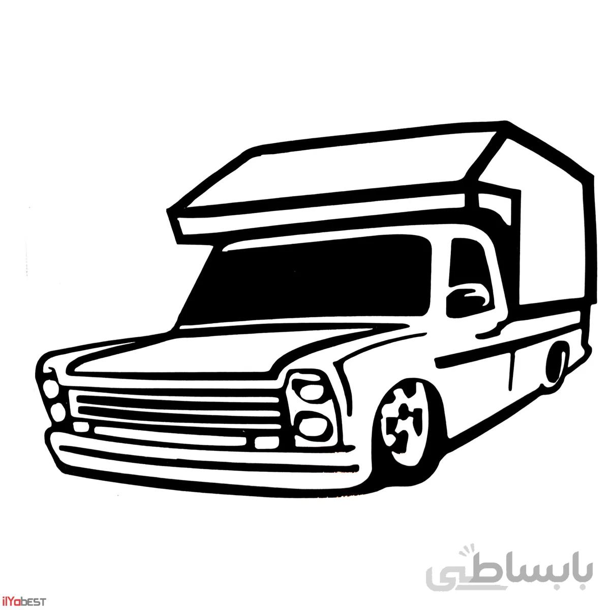 استیکر وانت زامیاد 3D