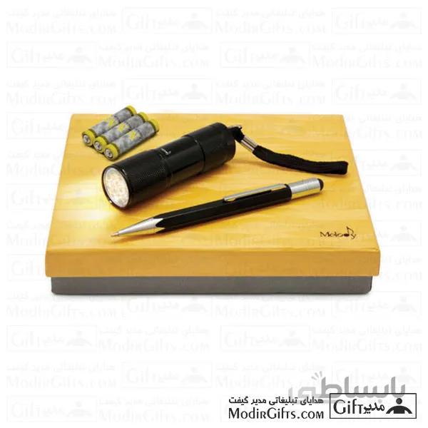 ست تبلیغاتی خودکار و چراغ قوه ملودی ۱۶
