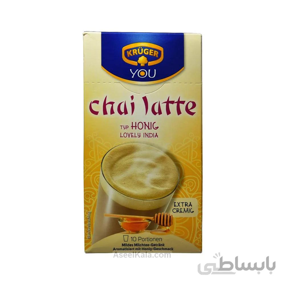 چای لاته کروگر kruger با طعم عسل بسته 10 عددی