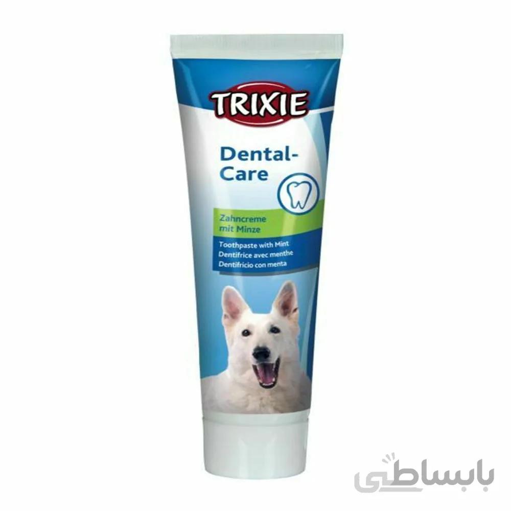 خمیر دندان سگ تریکسی مدل Mint حجم 100 گرم ا Trixie Toothpaste With Mint For Dogs 100g