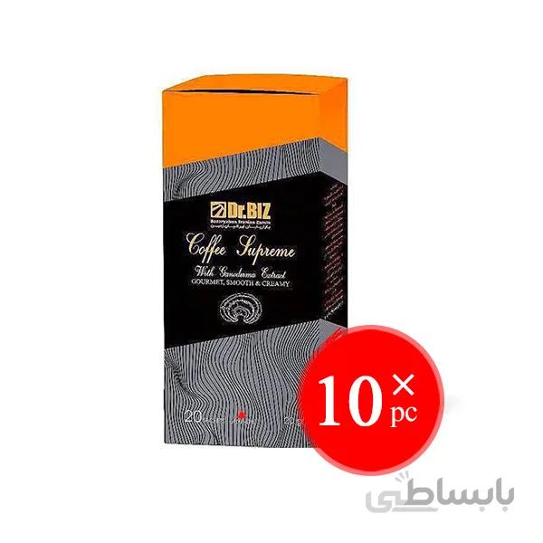 پک 10 بسته ای قهوه سوپریم گانودرما دکتر بیز