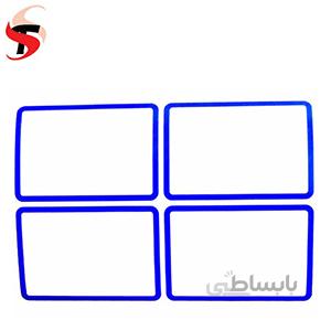 برچسب دور آبی ابعاد 3.6 × 5.1 سانتی متر