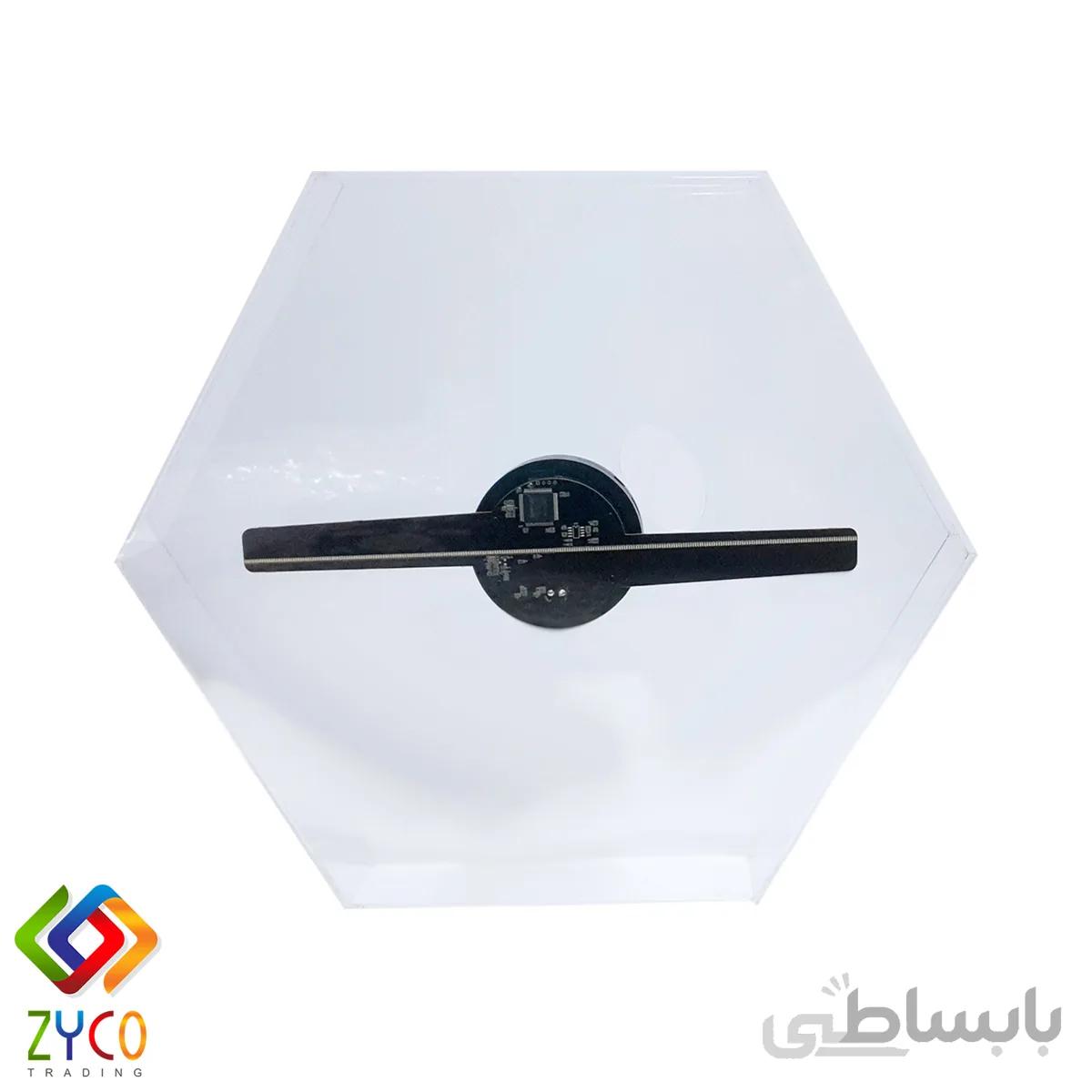 پروژکتور هولوگرام3D تبلیغاتی شش ظلعی