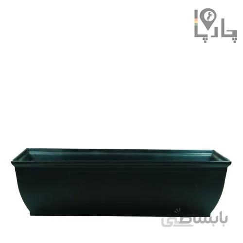 گلدان فلاور باکسی پلاستیکی شهر آذین سایز بزرگ
