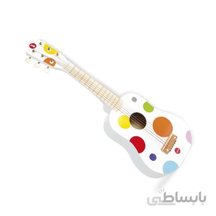 گیتار چوبی سفید