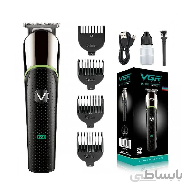 ماشین اصلاح موی سر و صورت وی جی ار مدل v-191