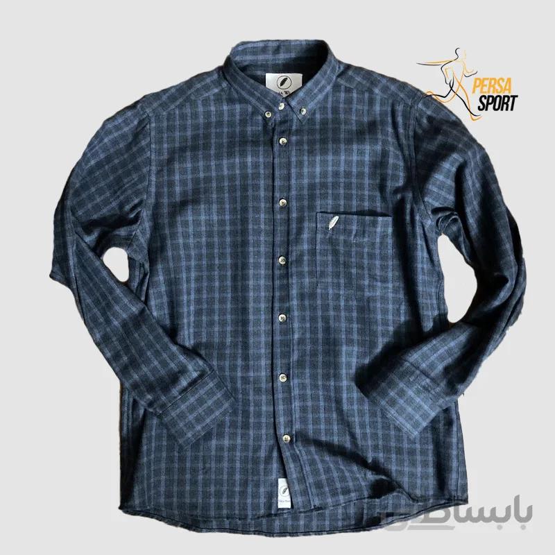 پیراهن مردانه پرساویر persa check v2 navy