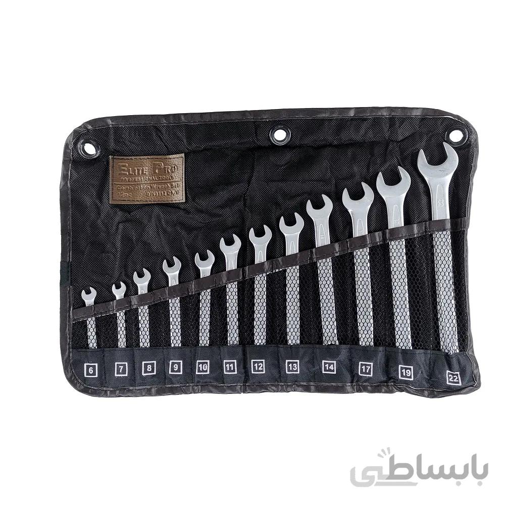 آچار یکسر رینگ یکسر تخت 12عددی ELITE PRO