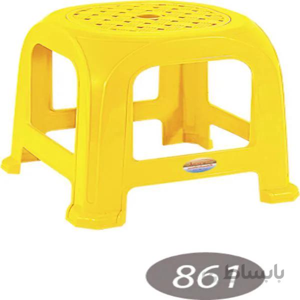 چهارپایه حصیری متوسط پافیلی مدل 861 ابی