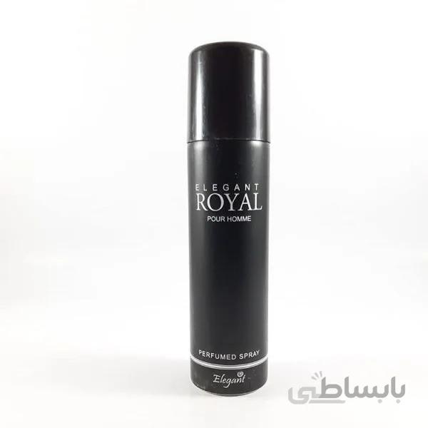 اسپری خوشبو کننده بدن(رویال بلک) ROYAL