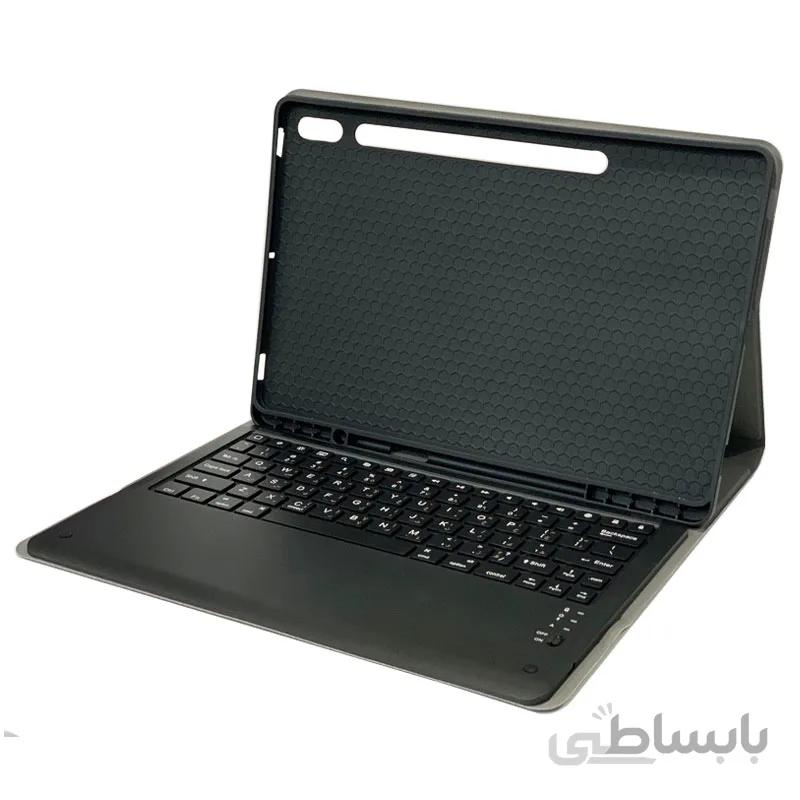 کیف کیبورد دار تبلت سامسونگ Galaxy Tab S7 Plus T970 / T975 S7 FE T730