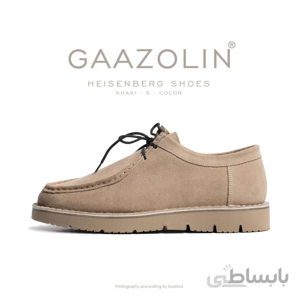 کفش روزمره هایزنبرگ گازولین خاکی جیر – GAAZOLIN Heisenberg Shoes Khaki S