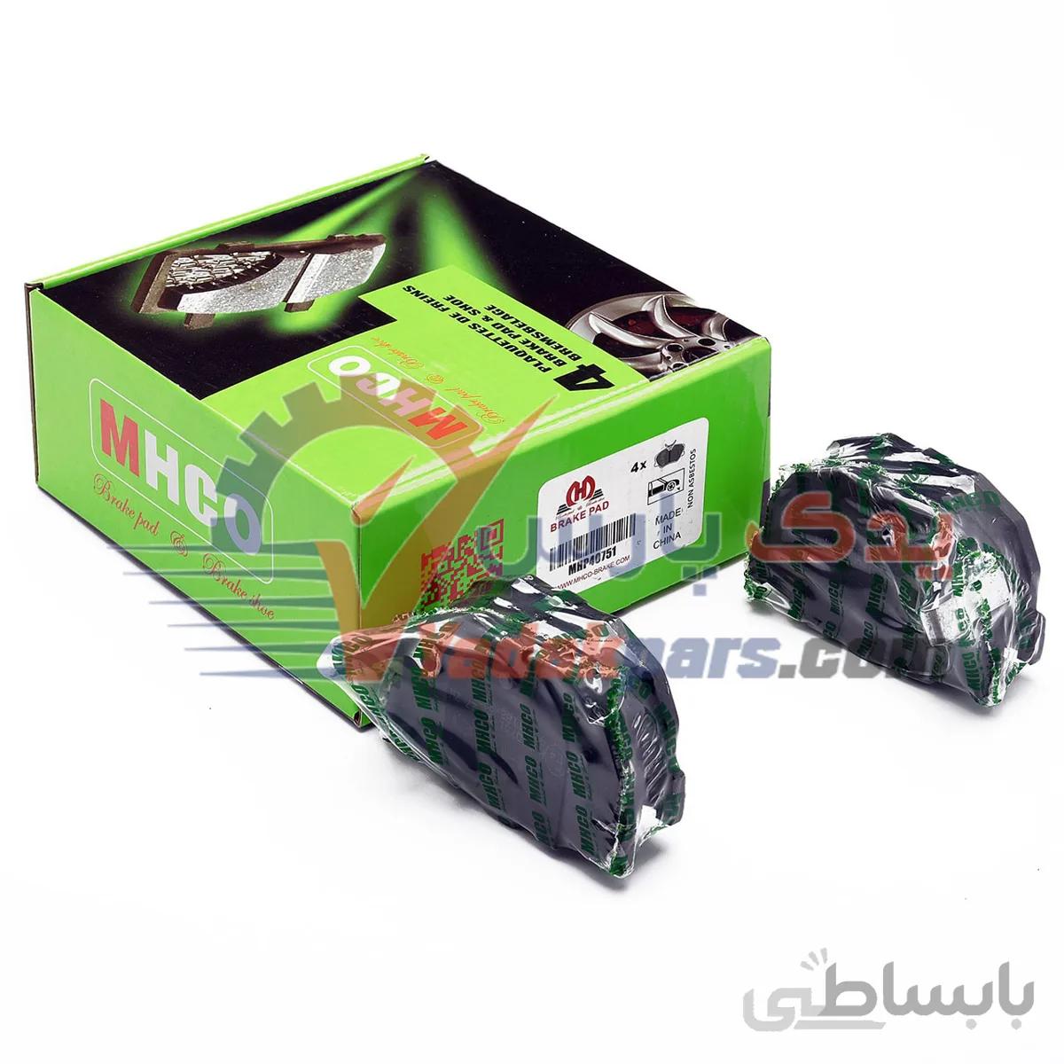 لنت ترمز عقب جک J5 برند MHCO چین ا MHCO Brake Pads MHP40751 China JAC J5
