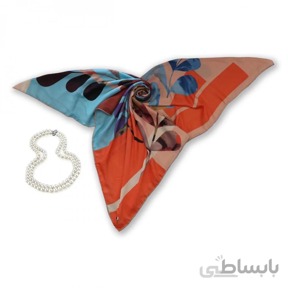 روسری طرح دار مدل پرستو