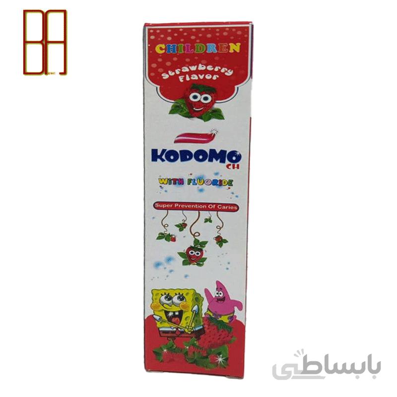 خمیردندان بچه کودومو با طعم توت فرنگی حجم 40 گرمی