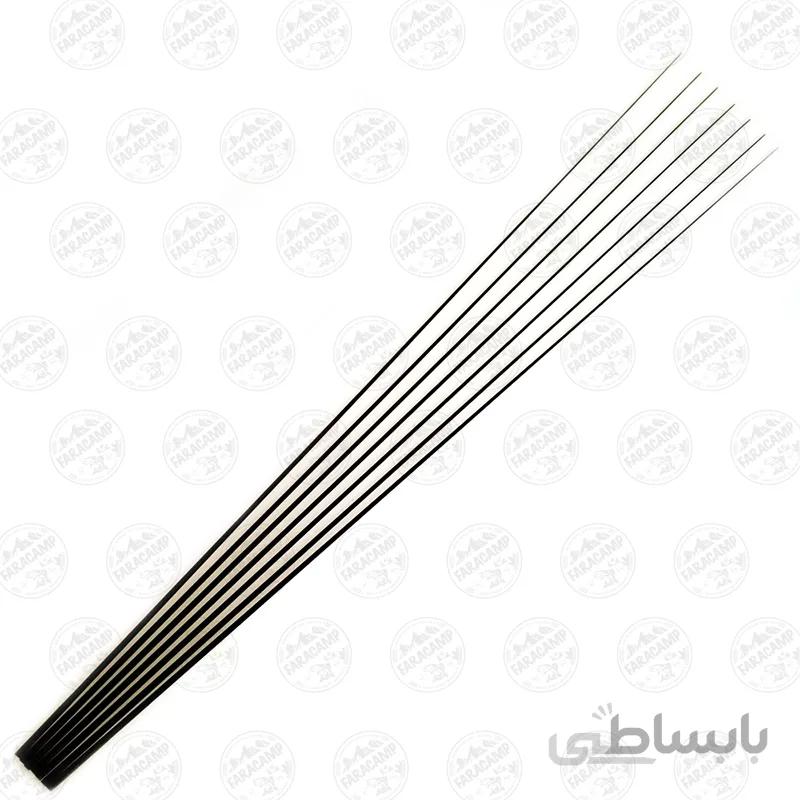 یدک سر چوب ماهیگیری توپر 60 سانت رنگ مشکی