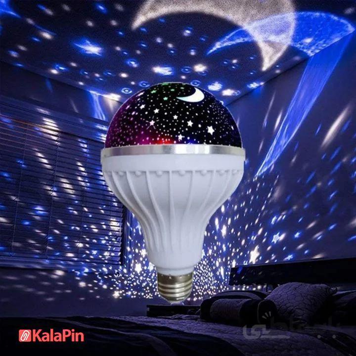 لامپ پروژکتور LED طرح ماه و ستاره استار مستر