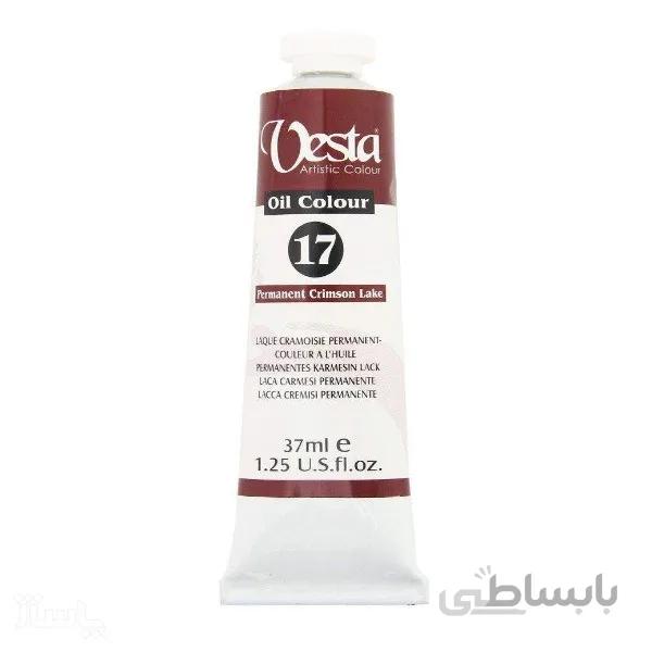 رنگ روغن وستا مدل Permanent Crimson Lake 17 حجم 37 میلی لیتر ( علم گستر )