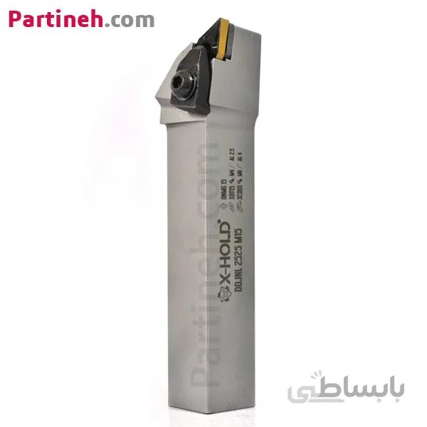 هولدر اینسرت تراشکاری روبند دار DNMG15 سایز 25*25 میلیمتر مدل DDJNL-2525-M15 ایکس هولد ا X-HOLD DDJNL-2525-M15 external turning tool holder