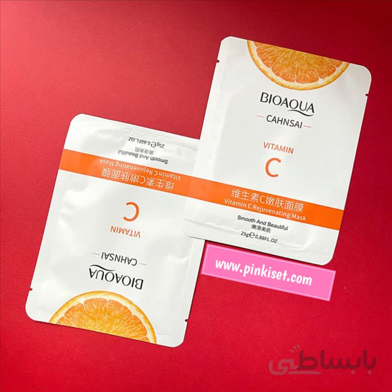 ماسک ورقه ای ویتامین سی بیوآکوا - BIOAQUA — تصویر 1