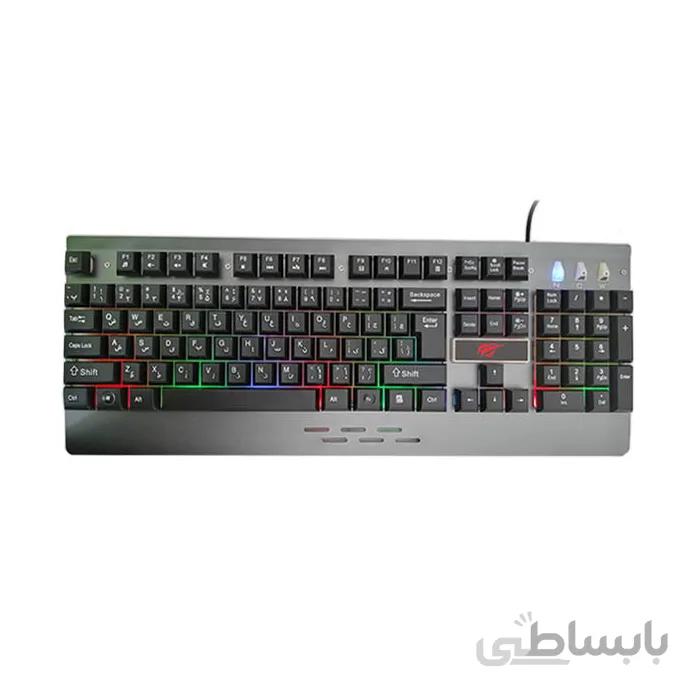 کیبورد گیمینگ باسیم هویت مدل Havit KB460L ا Havit KB460L Gaming Wired Keyboard
