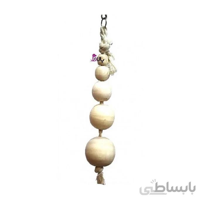 اسباب بازی پرنده اوشکایا گوی چوبی آویز