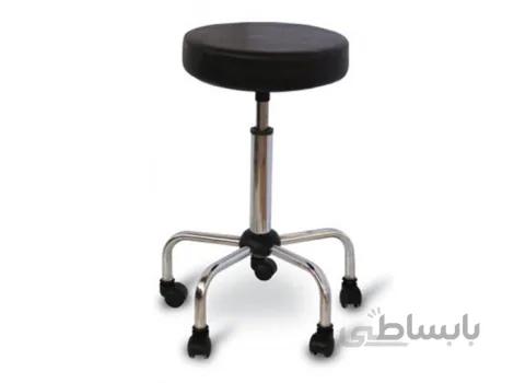 تابوره چرمی ساده d170