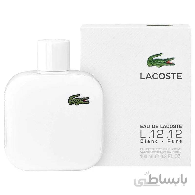 تستر عطر مردانه لاگوست بلنک وایت (Lacoste L.12.12 Blanc Eau De Toilette)