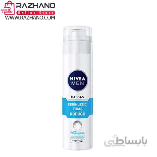 فوم اصلاح نیوآ مدل HASSAS حجم 200 میلی لیتر