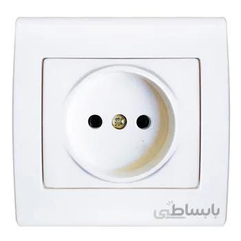 پریز برق یکتا ـ اخگرالکتریک سفید