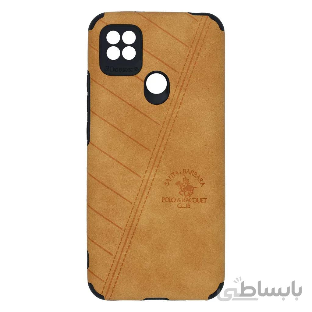 قاب گوشی شیائومی Redmi 9C چرمی محافظ لنز دار POLO
